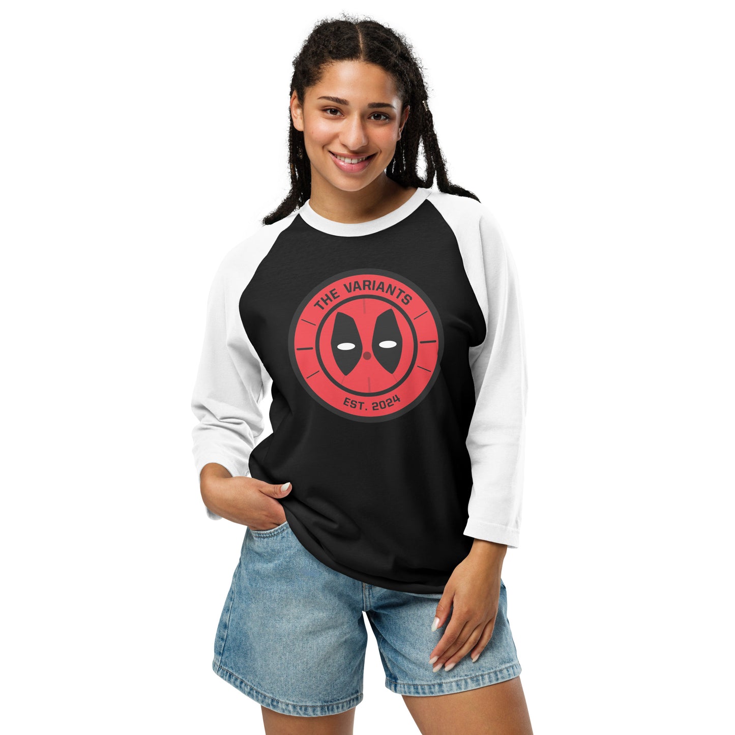 Deadpool The Variants Baseball Tee