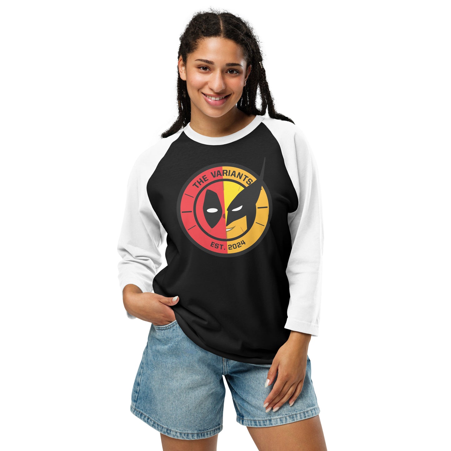 Deadpool & Wolverine The Variants Baseball Tee