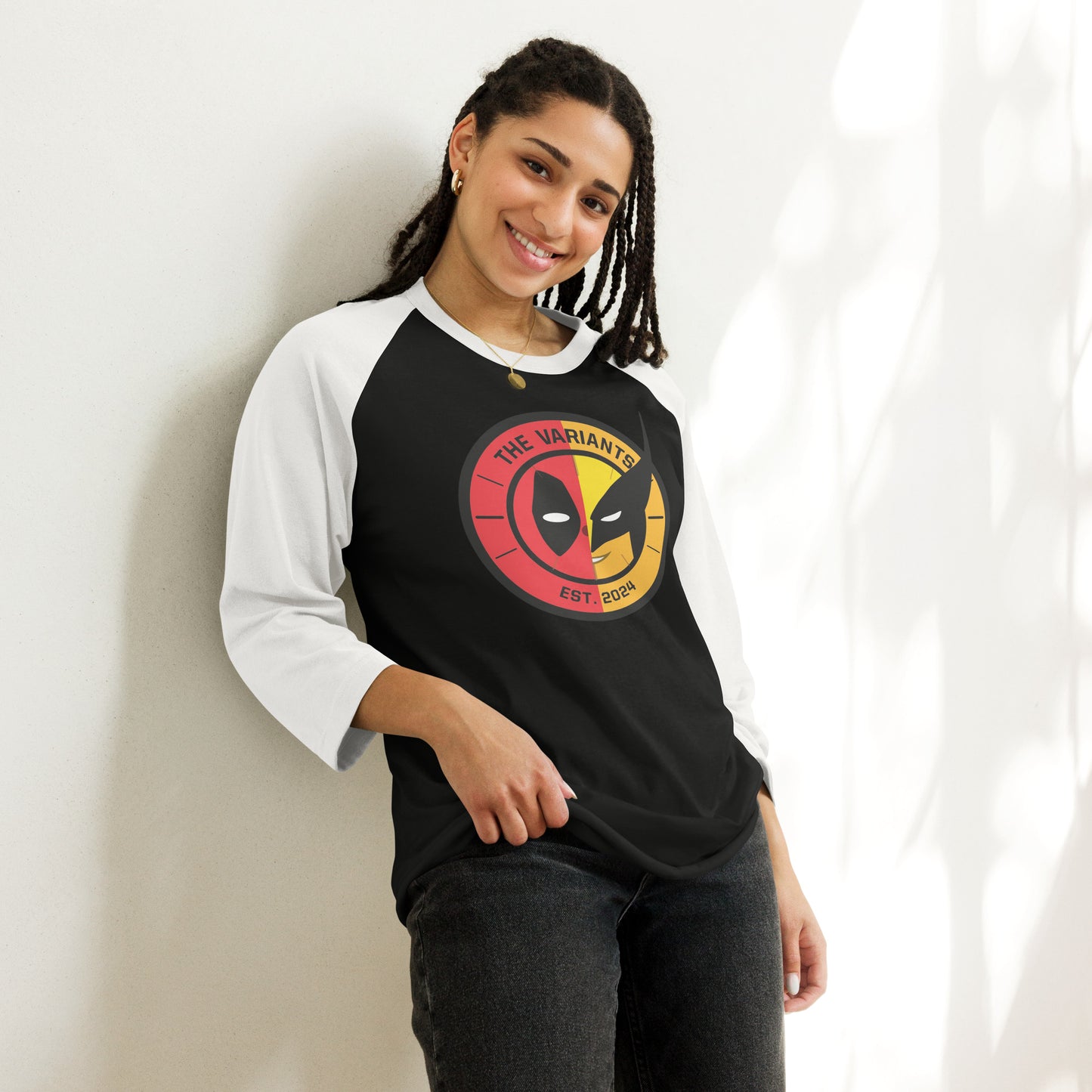 Deadpool & Wolverine The Variants Baseball Tee