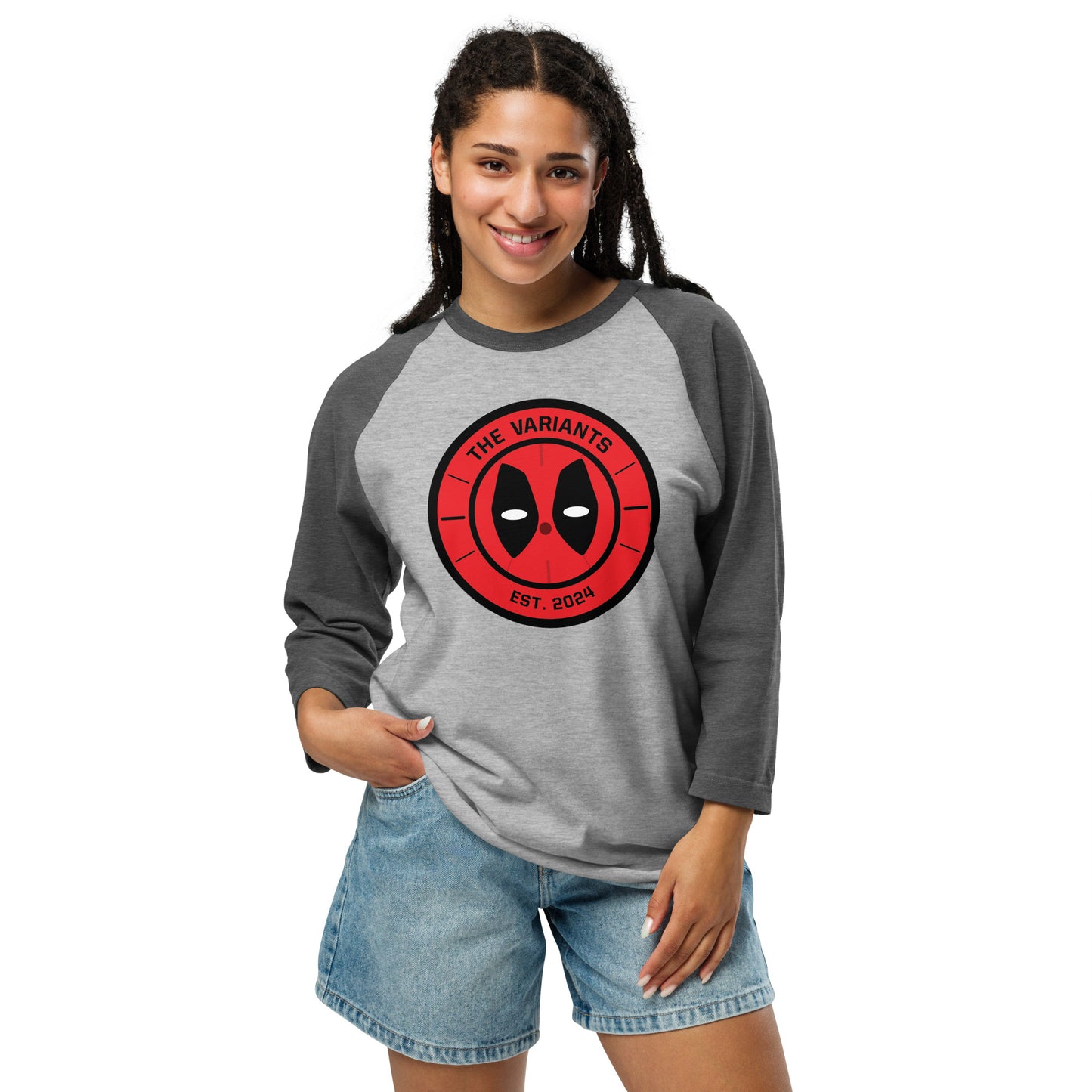 Deadpool The Variants Baseball Tee