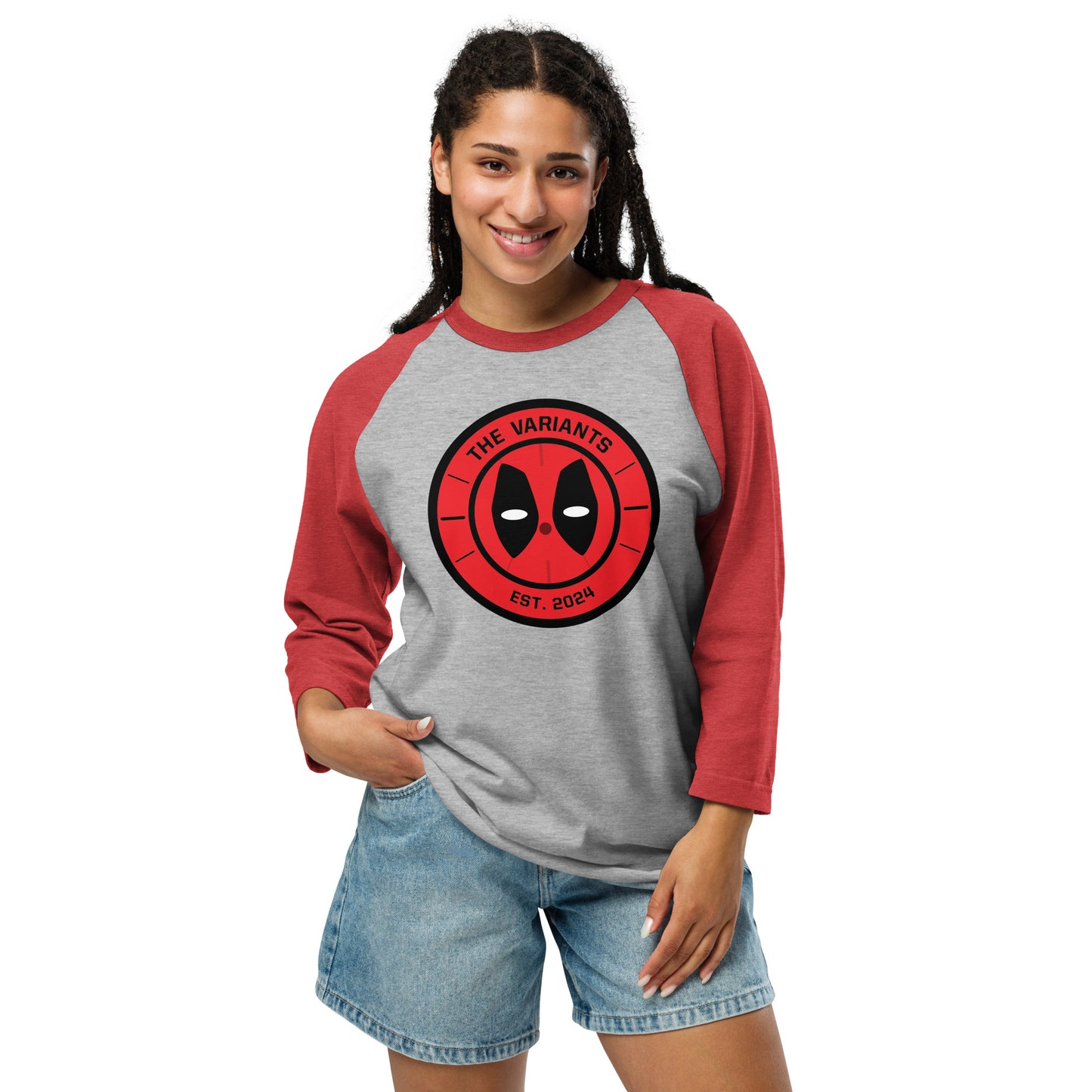Deadpool The Variants Baseball Tee