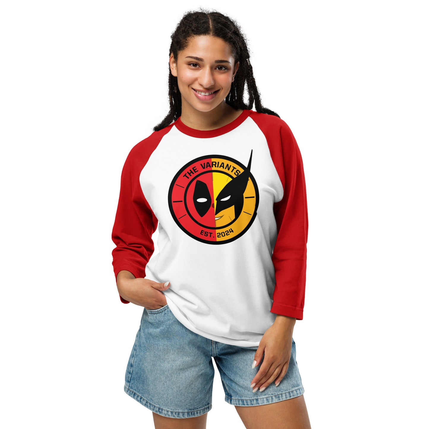 Deadpool & Wolverine The Variants Baseball Tee