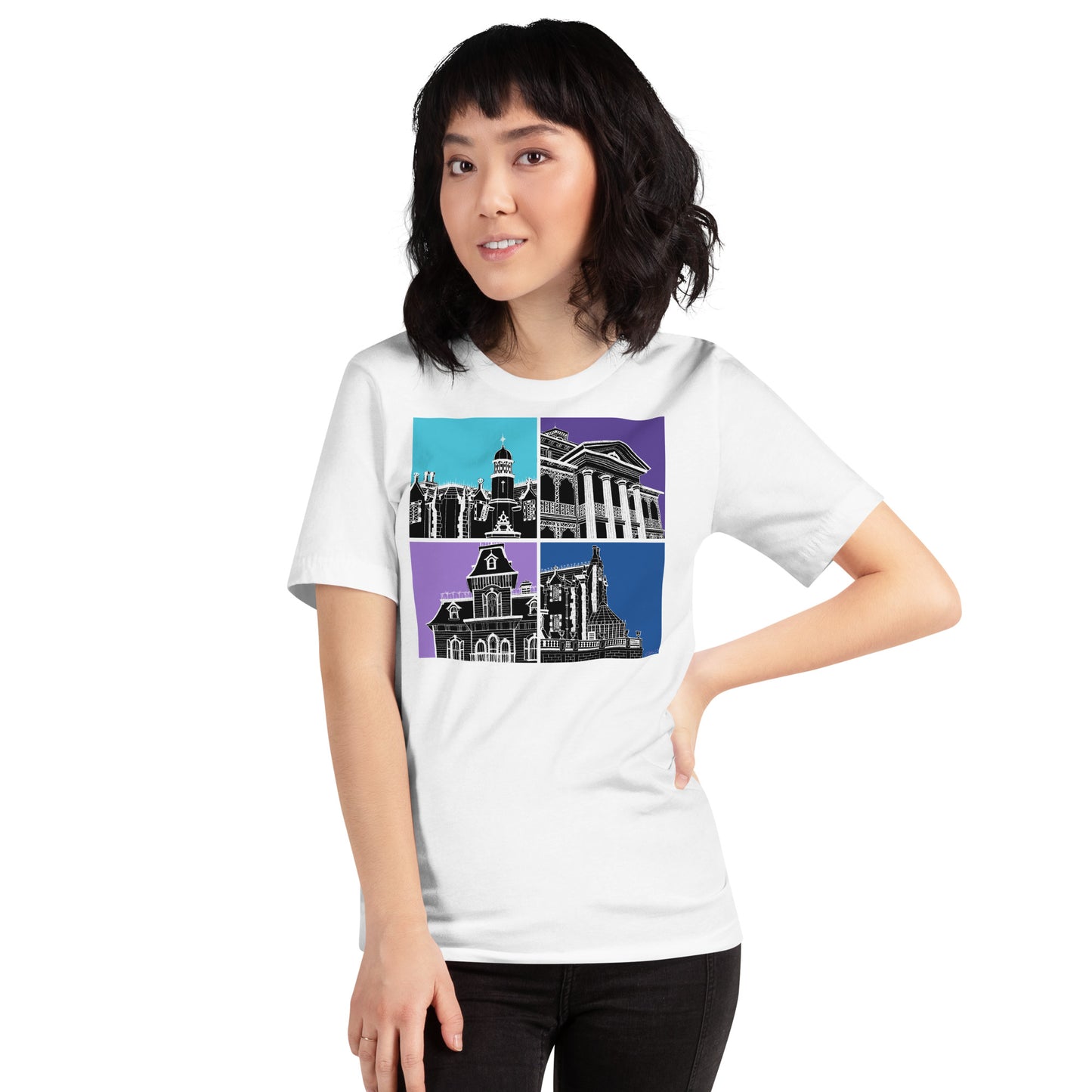 The Four Mansions Tee (Frightening White Variant)