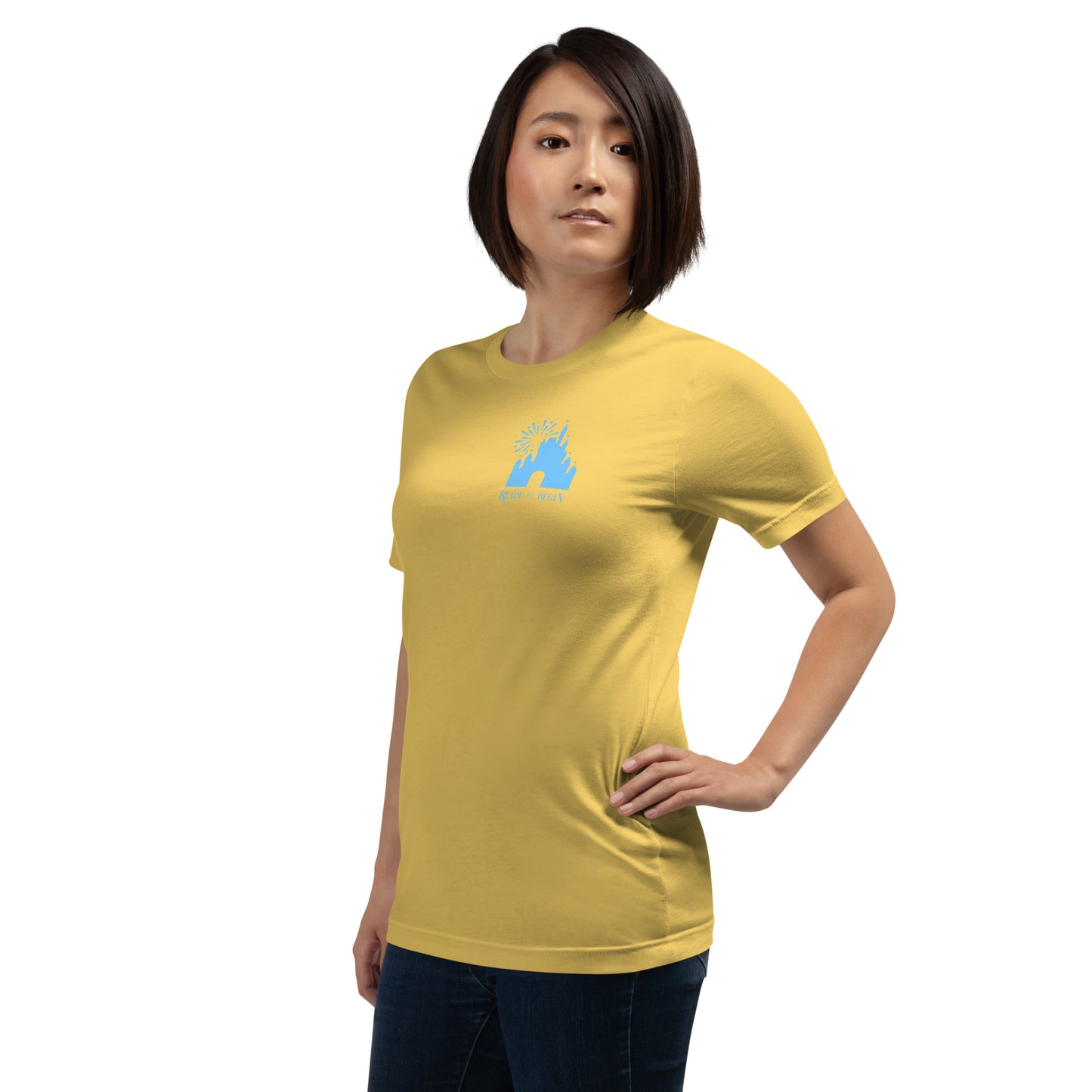 Ready to Begin Corner Style Tee (Blue Castle)