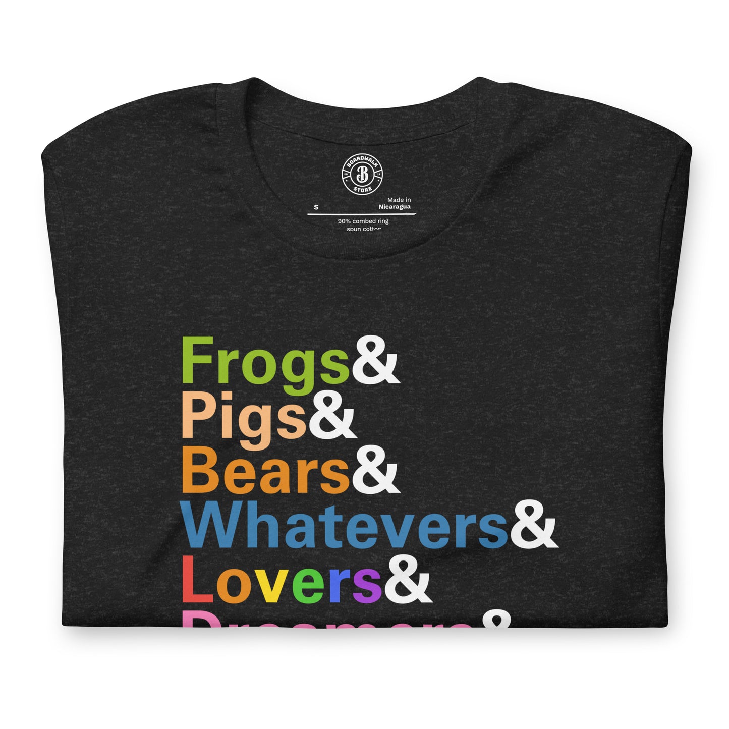 Frogs, Pigs, Bears... Tee (Color Blast Variant)