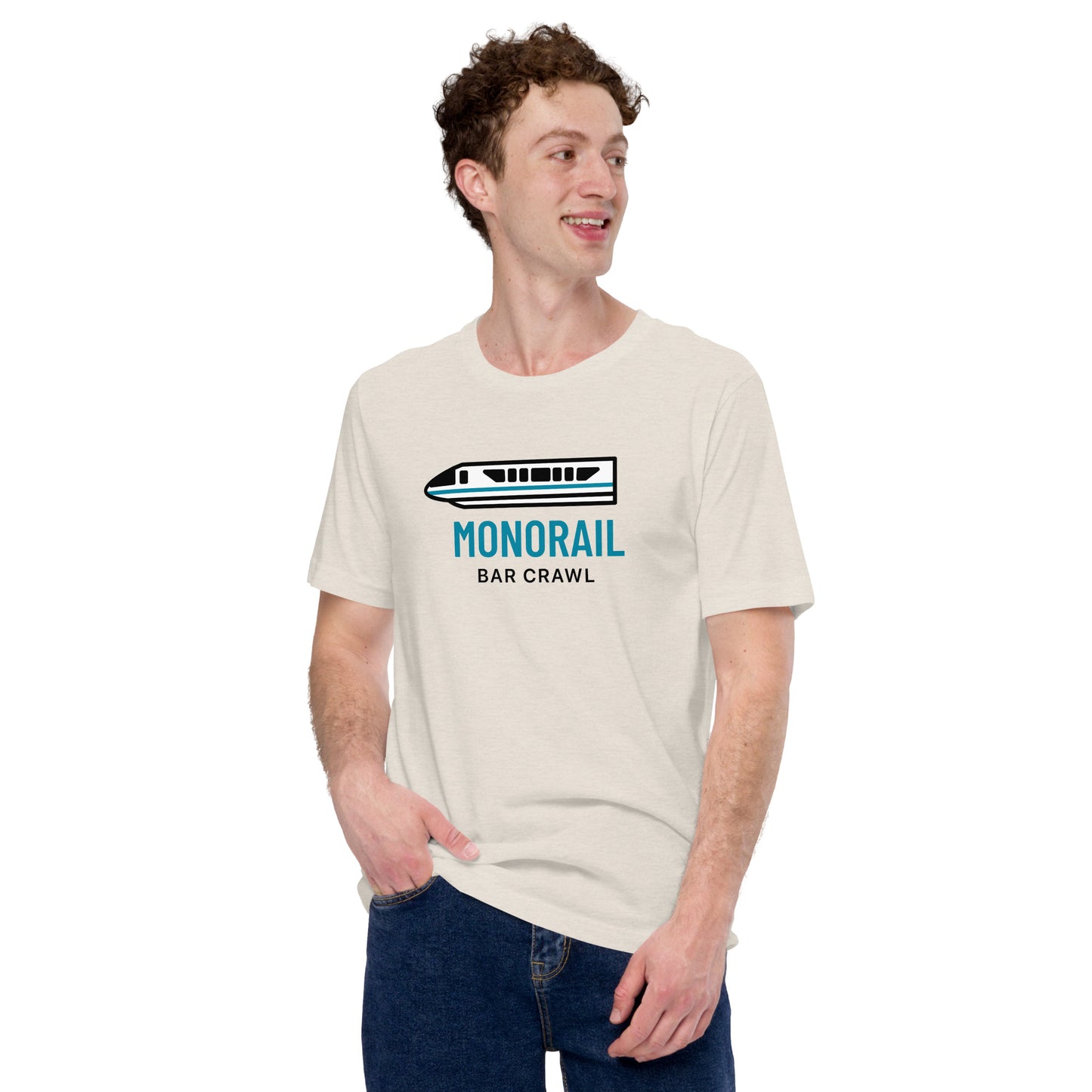 Monorail Bar Crawl Tee (Monorail Blue Variant)