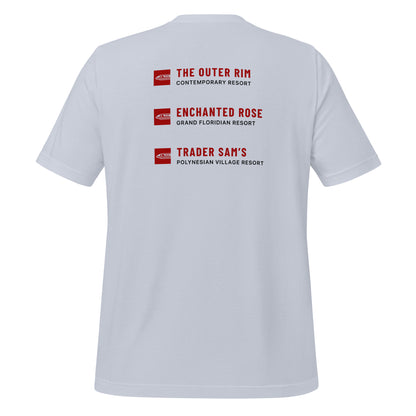 Monorail Bar Crawl Tee (Monorail Red Variant)