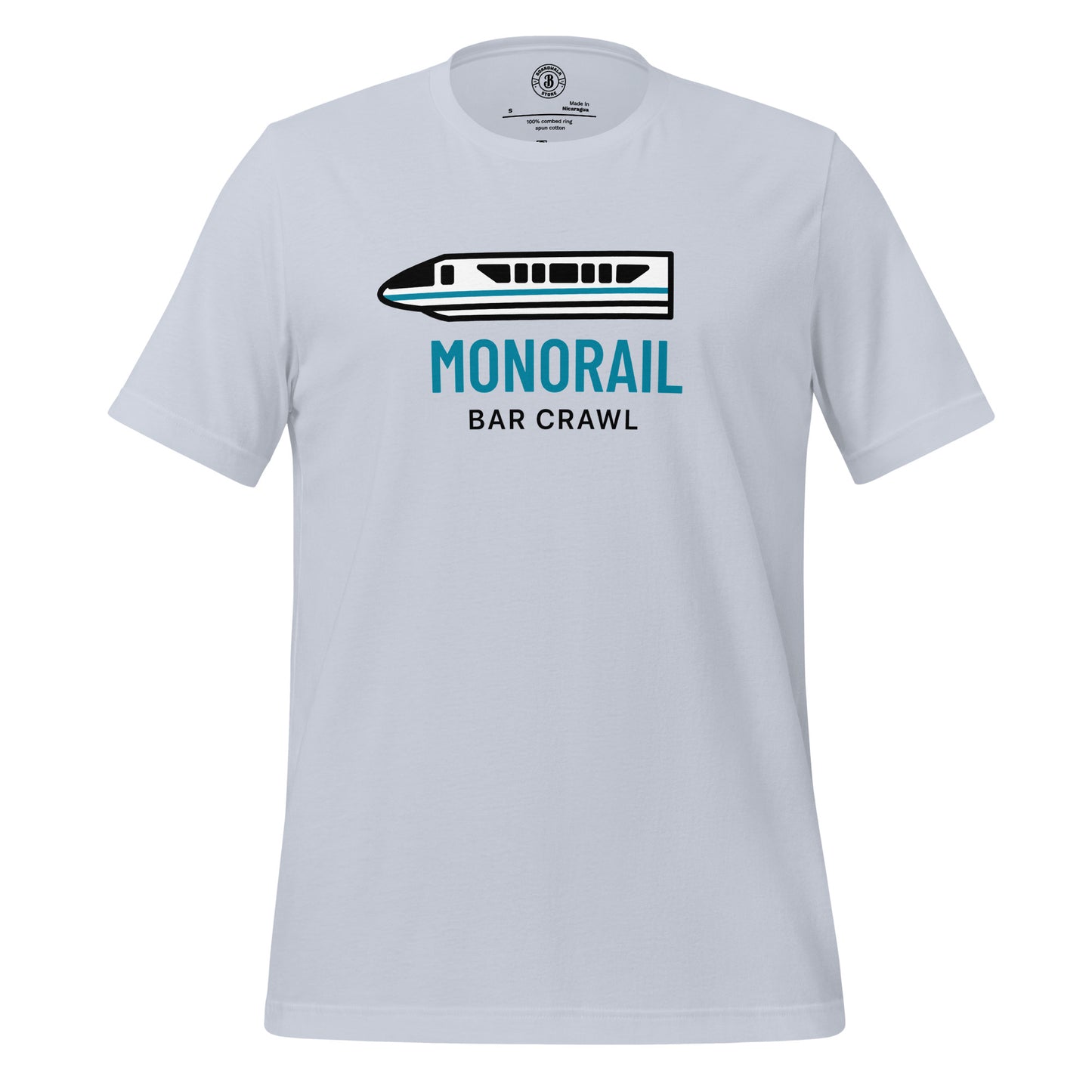 Monorail Bar Crawl Tee (Monorail Blue Variant)